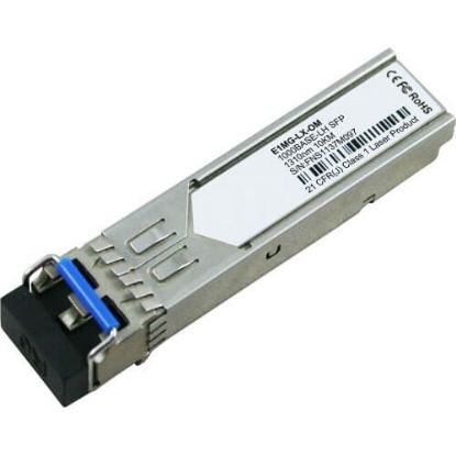 Picture of E1MG-SX-OM Brocade SFP Mini-GBIC Transceiver Module 1000base-Sx Lc Multi Mode Plug-In Module. Refurbished.