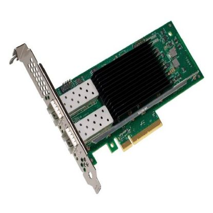 Picture of E810XXVDA2 Intel 2-Ports SFP28 PCI-E Optical Fiber Ethernet Network Adapter | New Factory Sealed