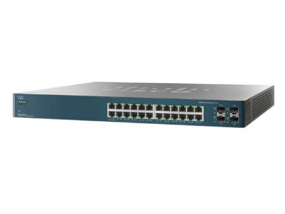 Picture of ESW-540-24P-K9 Cisco Small Business Pro ESW 540 24-Ports 10/100/1000 PoE Switch + 4x Expansion Ports | Refurbished