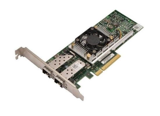Picture of F3VKG Dell Intel X520-DA2 Dual-Port 10GB SFP+ PCI-E Low-Profile. Refurbished.