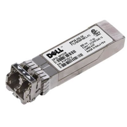 Picture of FTLF8536P4BCL-FC Dell 25GE 850NM Short Wavelength SFP+ Transceiver. Brand New
