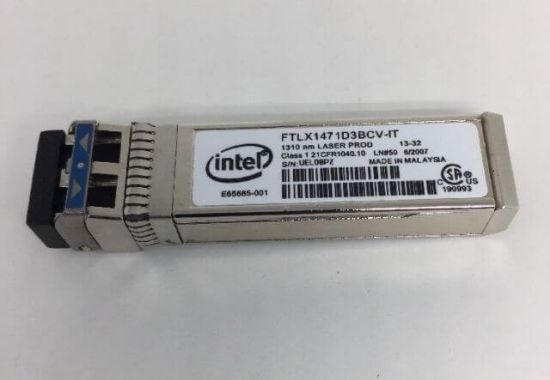 Picture of FTLX1471D3BCVIT1 Intel 10GB SFP Transceiver, 10Gbase-LR, 1310 NM | Refurbished