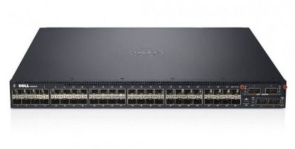 Picture of G4H0V Dell Networking N4064F Managed L3 Switch 48 10-Gigabit SFP+ Ports & 2 40-Gigabit QSFP+ Ports With Dual AC and Rack Ears. Refurbished.