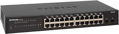 Picture of GS324TP-100NAS Netgear S350 24 Port Gigabit Poe+ Ethernet Smart Pro Switch SFP | New Bulk Pack