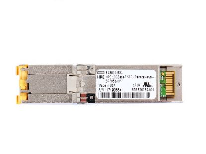 Picture of HPE 813874-B21 10GBPS SFP+ 10gbase-T Transceiver Module | New Bulk Pack