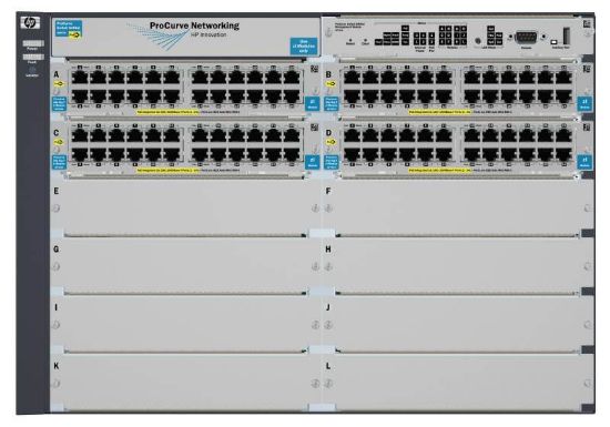 Picture of HPE J8700A ProCurve 5412zl-96G Layer 3 Rack-Mountable Ethernet 96 Ports Switch | Refurbished