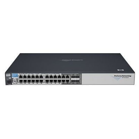 Picture of HPE J9021A#ABA ProCurve 2810-24G 24 Ports LAN Stackable Managed Ethernet Switch | Refurbished