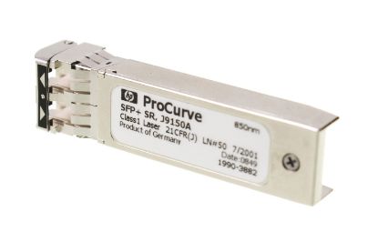 Picture of HPE J9150A#ABA X132 10GbE SFP+ LC SR 10GBPS Transceiver Module | New Bulk Pack