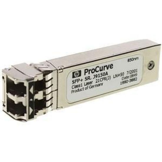Picture of HPE J9150AS X132 10GbE SFP+ LC SR 10GBPS Transceiver Module | New Bulk Pack
