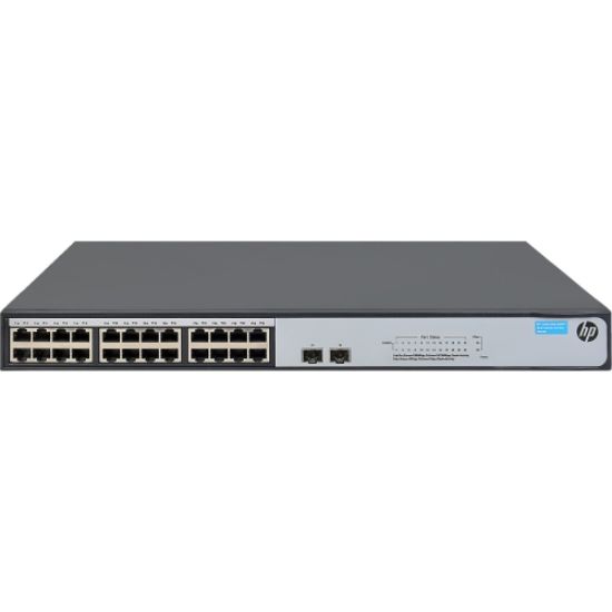 Picture of HPE JH018A 1420 10GBPS Ethernet Switch 24 Ports Rack-Mountable | New Bulk Pack