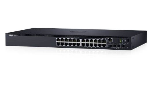 Picture of HR7VR Dell N1524P Ethernet Switch 24 Ethernet Ports & 4 10-GIGABIT SFP+ Ports Manageable. Refurbished.