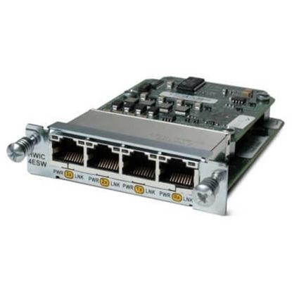 Picture of HWIC-4ESW-POE Cisco 4 Ports Ethernet Switch HWIC | Refurbished