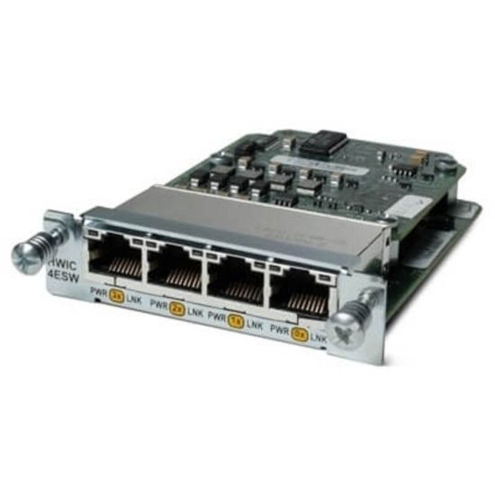 Picture of HWIC-4ESW-POE Cisco 4 Ports Ethernet Switch HWIC | Refurbished