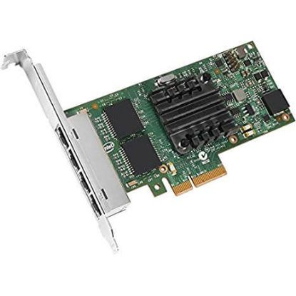 Picture of I350T4 Intel Plug-in Card Server Adapter PCI Express 2.0 X4 4 Ports Network Adapter | Refurbished | Dell OEM