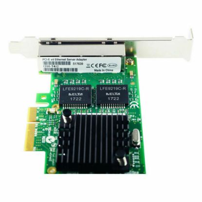 Picture of I350T4V2 Intel Quad-Ports RJ-45 1GBPS Ethernet PCI Express Network Adapter | Refurbished