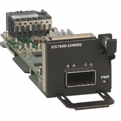 Picture of ICX7400-1X40GQ Brocade 1-Port 40 GBE QSFP+ Module (For Stacking Or Uplink). Refurbished.