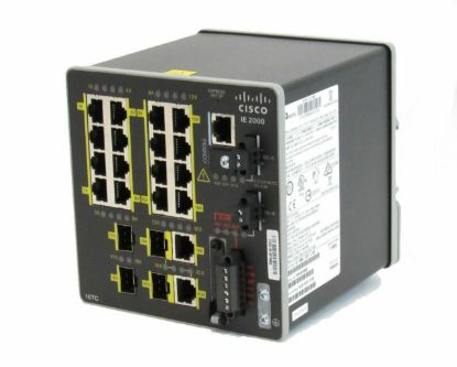Picture of IE-2000-16TC-L Cisco Industrial Ethernet 20 Ports Managed Switch | Refurbished