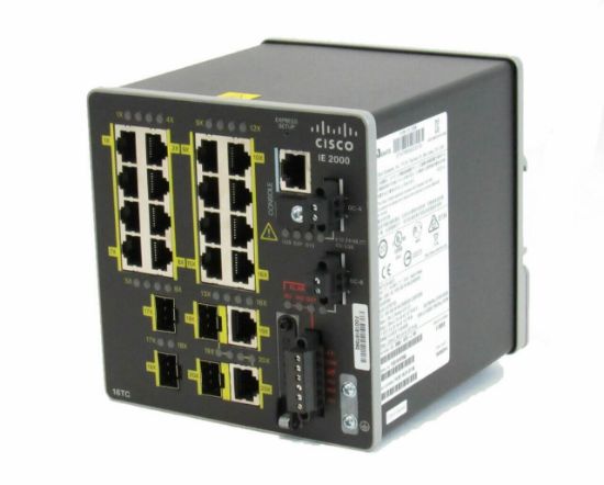 Picture of IE-2000-16TC-L Cisco Industrial Ethernet 20 Ports Managed Switch | Refurbished