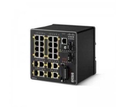 Picture of IE-2000U-16TC-G-X Cisco Industrial Ethernet 2000U Series 20 Ports Managed Switch | Refurbished