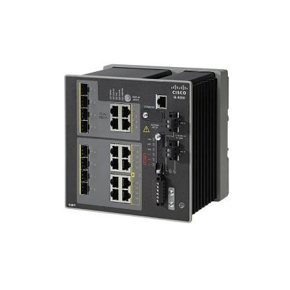 Picture of IE-4000-4S8P4G-E Cisco Industrial Ethernet 4000 Series 16 Ports Layer 3 Managed Switch | Refurbished