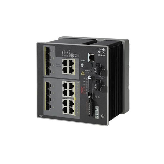 Picture of IE-4000-4S8P4G-E Cisco Industrial Ethernet 4000 Series 16 Ports Layer 3 Managed Switch | Refurbished