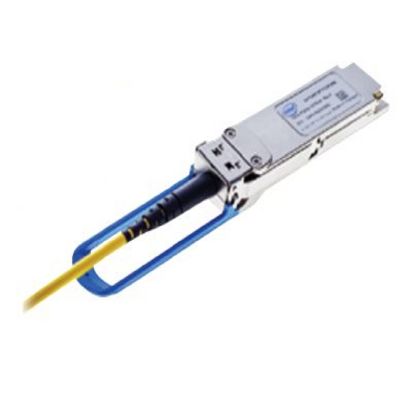 Picture of INTEL SPTSBP3PTCDF003 Silicon Photonics QSFP28 100 Gigabit Ethernet Transceiver Module | New Factory Sealed