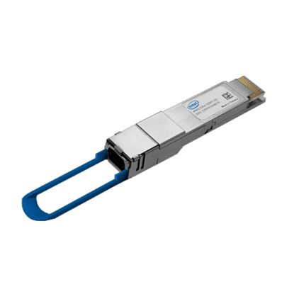 Picture of INTEL SPTSHP3PMCDF Silicon Photonics Qsfp-dd 400 Gigabit Lan Transceiver Module | New Factory Sealed