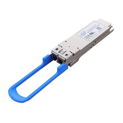Picture of Intel SPTSQP4LLCDF Silicon Photonics 100G Qsfp 28 Transceiver Module | Refurbished