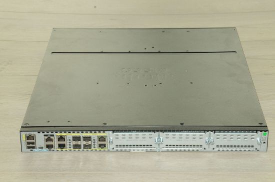 Picture of ISR4431-VSEC/K9 Cisco 4431 Router 4 Ports Management Port 8 Slots Gigabit Ethernet 1U Rack-mountable | Refurbished