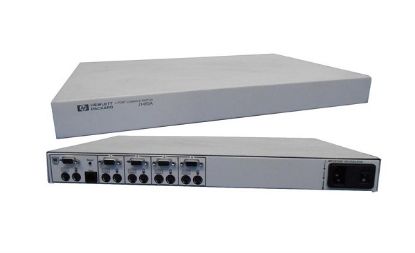 Picture of J1493A HP Console Switch 4-Ports Single Monitor Keyboard and Mouse Quartz Gray | Refurbished