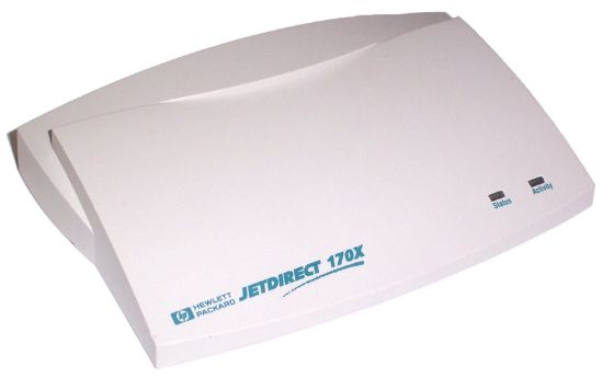 Picture of J3258G HP JetDirect 170X External Print Server Module with EtherTwist Connector | New Bulk Pack