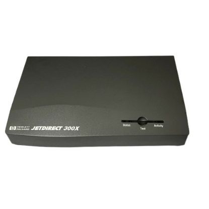 Picture of J3263-61002 HP JetDirect 300X 10MBPS Ethernet 10/100 External Print Server | New Bulk Pack