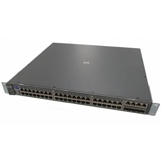 Picture of J4904-69101 HPE ProCurve 48 Ports 10/100/1000BT 4 Dual SFP GigaBit Ethernet Switch | Refurbished