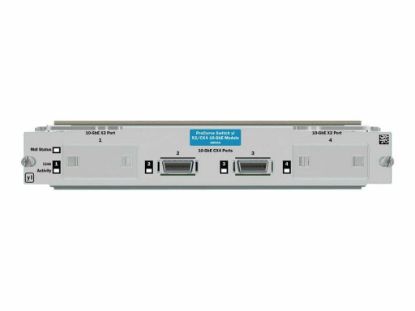 Picture of J8694A HP ProCurve 10-GBE 2P CX4 2P X2 Expansion Module 2 Ports Switch. Refurbished.