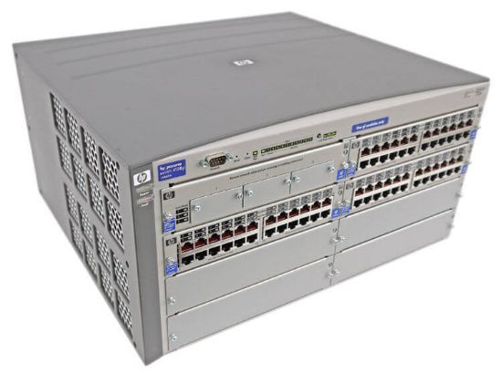Picture of J8698-61101 HP Procurve 5412zl Intelligent Edge Chassis Switch | Refurbished
