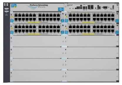 Picture of J8700A HPE ProCurve 5412zl-96G Layer 3 Rack-Mountable 96 Ports Ethernet Switch | New Bulk Pack