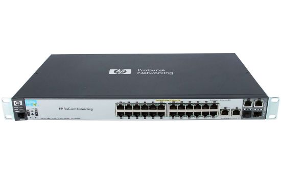Picture of J9138A#ABA HP Procurve 2520-24-PoE Switch. Refurbished.