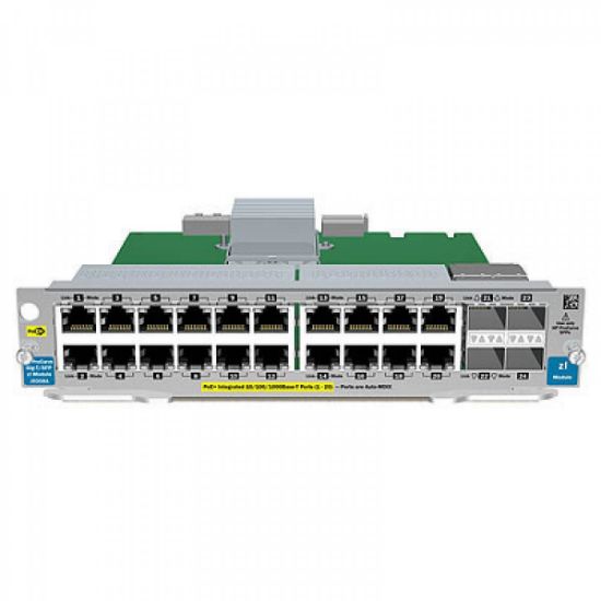Picture of J9549A HP Expansion Module Fast Ethernet Gigabit 10/100/1000 20 Ports 4 X SFP. New Bulk Pack.
