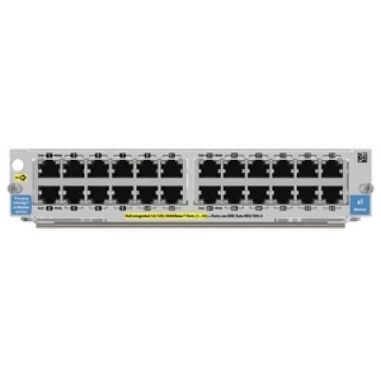 Picture of J9550-61001 HPE 24 Port Gig-T V2 Zl Module. Refurbished.