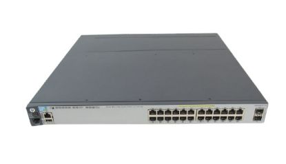 Picture of J9573A HP E3800-24G-PoE-2SFP Layer 3 Manageable 24 Ports Switch | Refurbished