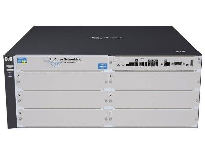 Picture of J9821-61001 HP Aruba 5406R Zl2 PoE 4U Rack-Mountable 6-Slot Switch Module | Refurbished