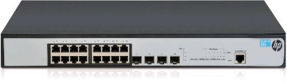 Picture of J9983-61001 HP 1820-24G-PoE (185W) 24 Ports Managed Wall-Mountable Switch | Refurbished