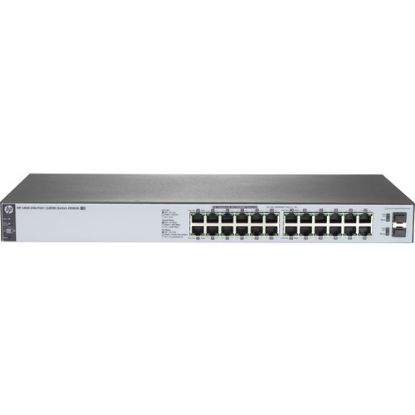 Picture of J9983A#ABA HPE 1820-24G-PoE (185W) 24 Ports Managed Rack Mountable Switch | Refurbished