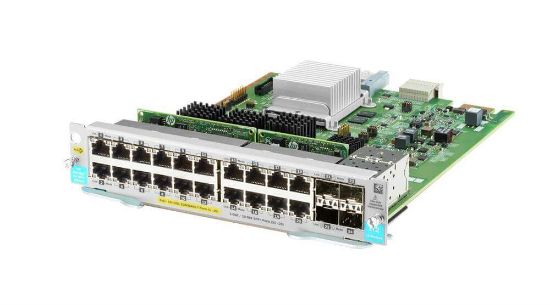 Picture of J9990-61001 HPE 5400R Zl2 20Port 10/100/1000base-T PoE / 4-Port 1G/10GBE Sfp Macsec V3 Zl2 Expansion Module. Refurbished.
