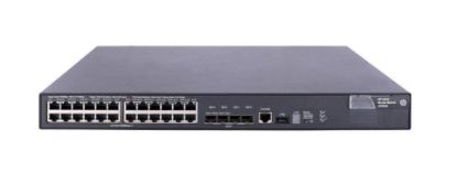 Picture of JC100-61101 HP A5800-24g Switch L3 Managed 24 X 10/100/1000 4 X Sfp 1u. Refurbished.