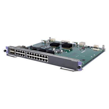 Picture of JC668A HP 7500 20-Port Gig-T / 4-Port Gbe PoE-Upgradable Combo Sa Module. New Bulk Pack.