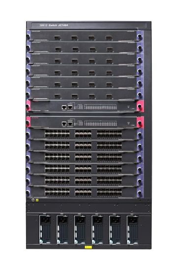 Picture of JC748A HPE 10512 Switch Chassis Manageable 18 Expansion Slots Rack-Mountable Desktop. Refurbished.