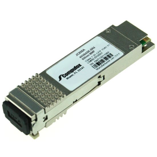 Picture of JC858A HPE S146 40G Qsfp+ Sr4 850nm Transceiver. New Bulk Pack.