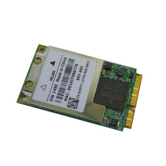 Picture of JC977 Dell-Wireless 1490 802.11a/G Mini Card Network Adapter. Refurbished.