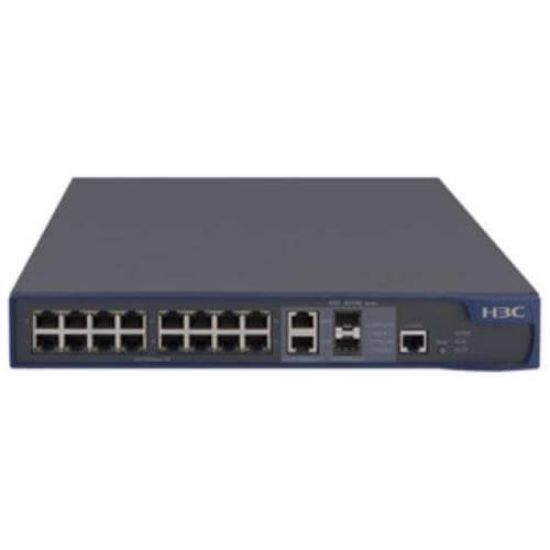 Picture of JD312A HP A3100 16 PoE Ei Switch L4 Managed 16 X 10/100 2 X Combo Gigabit SFP Desktop PoE. Refurbished.